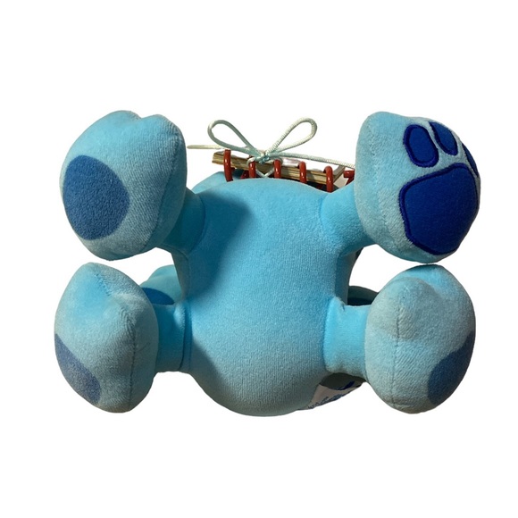Blue’s Clues Plush Viacom 1998 Vintage Stuffed Animal Blue Dog Toy With Notebook - Picture 5 of 13
